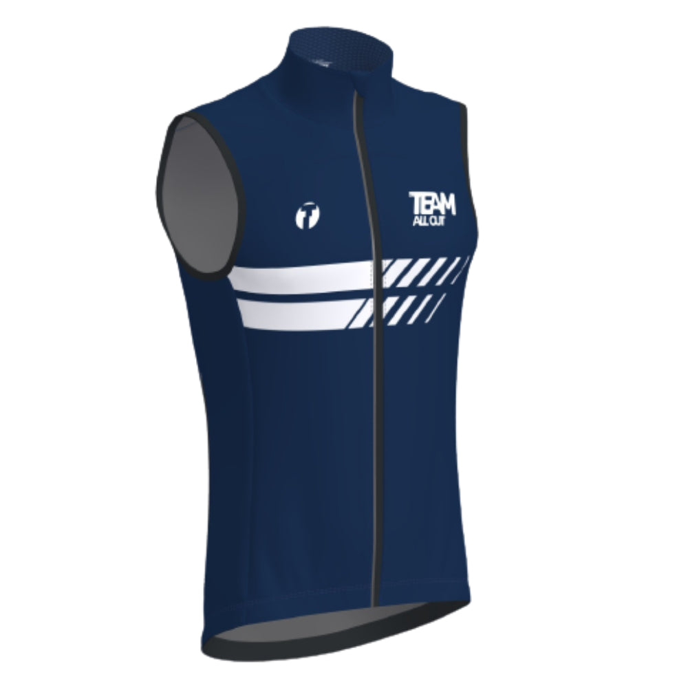 TeamAllOut Vindvest - Navy