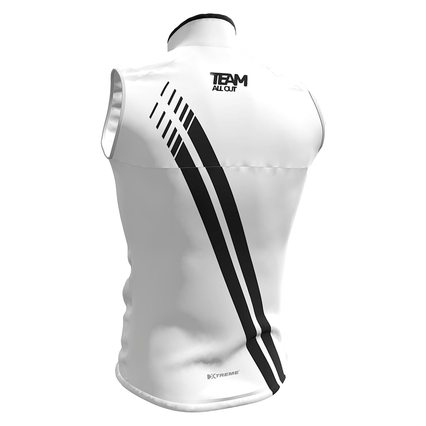 TeamAllOut Vindvest - Hvid